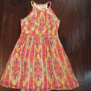 Sleeveless print dress